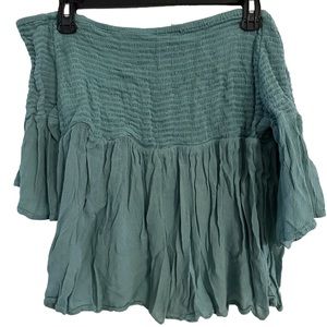 Off the shoulder elastic top